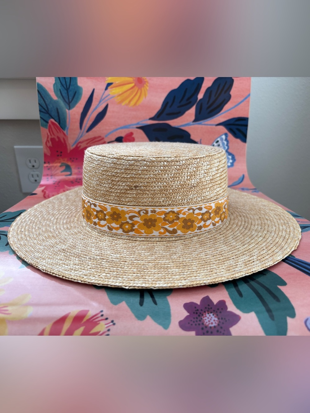 Lack of Color The Spencer Boater - Retro Marigold, S - Picture 9 of 15